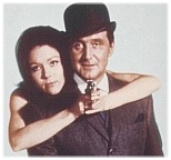 Steed and Peel with a Gun
