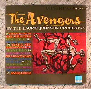 Avengers LP by Laurie Johnson